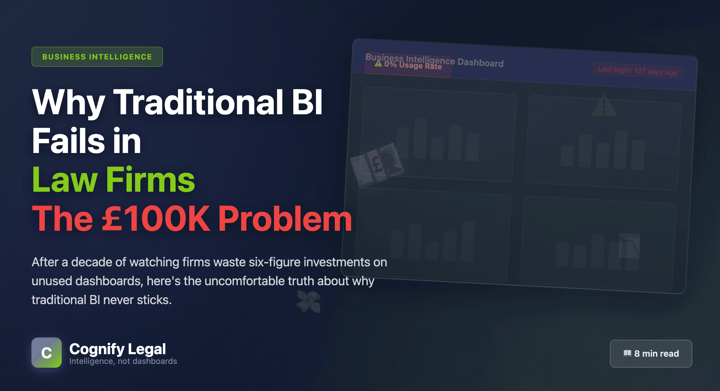 Why Traditional BI Fails in Law Firms: The £100K Problem